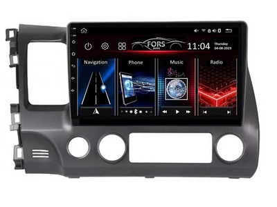 Штатная автомагнитола FORS.auto FS 4 PRO для Honda Civic (4+64Gb, 10") 2006-2011