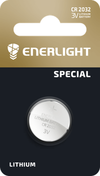 Батарейка ENERLIGHT LITHIUM CR 2032 BLI 10/70320101 * (567)