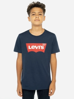 Підліткова футболка для хлопчика Levi's Lvb-Batwing Tee 9E8157-C8D 134-140 см Синя (3665115030433)