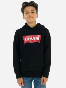 Підліткове худі для хлопчика Levi's Lvb-Batwing Screenprint Hoodie 9E8778-023 134-140 см Чорне (3665115194739)
