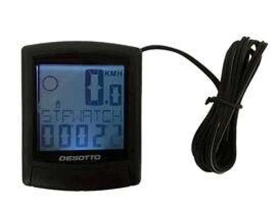 Велокомпьютер беспроводной с подсветкой (Desotto JY-M20-BL) KL (D-322005)