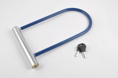 Замок протиугінний (U-подібна скоба, L-250mm, d-10mm) (синій) LOCK (P-1652)