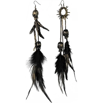 Серьги Ведьма SETA Decor 24-530BLK-GL
