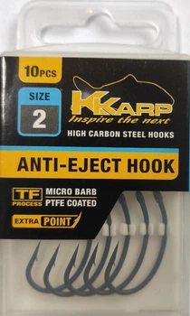 Крючки K-Karp TF HOOKS ANTI EJECT 10шт. №02