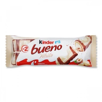 Батончик Kinder Bueno White 43 г