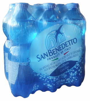 Упаковка газованої мінеральної води San Benedetto 0.5 л Мультипак х 6 шт (80007838_1)