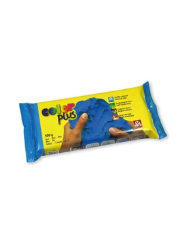 Паста для ліплення (глина) самозастигаюча Sio-2 COLOR PLUS синя 500г. (21 420 002)