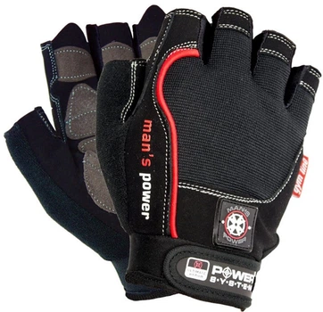 Рукавички для фітнесу Power System Man’s Power PS-2580 XS Black (PS-2580_XS_Black)
