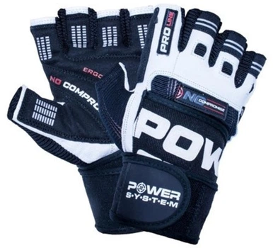Рукавички для фітнесу Power System No compromise PS-2700 XL Black-White (PS-2700_XL_Black-White)