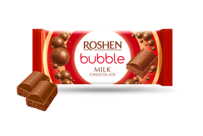 Упаковка шоколада Roshen пористый молочный 80 г х 20 шт