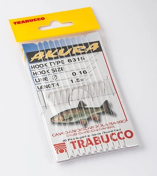 Крючки с поводком Trabucco CAV/BARB *10*0.16 10шт.