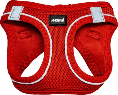 Шлея для собак Ozami Dog Harness Air-Mesh M Red (7330002052732)