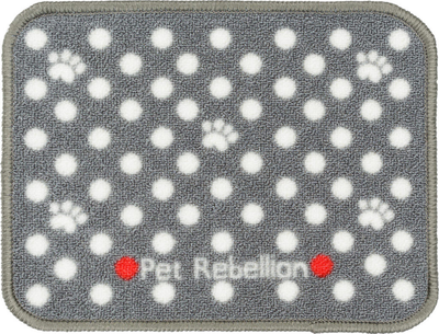 Podkładki pod miski Pet Rebellion Absorbent Food Mat Paw Dots 40 x 60 cm (8691341335481)