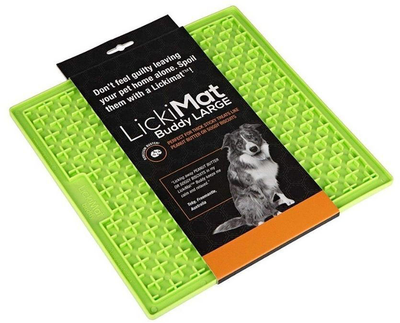 Килимок для ласощів для собак LickiMat Dog Buddy Large 28 x 28 см Green (9349785000289)