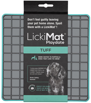 Mata na smakołyki dla psów LickiMat Dog Bowl lick mat Tuff 20 cm Light Blue (9349785000388)