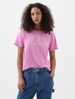 Koszulka damska bawełniana GAP 871344-03 S Różowa (1200132950245)