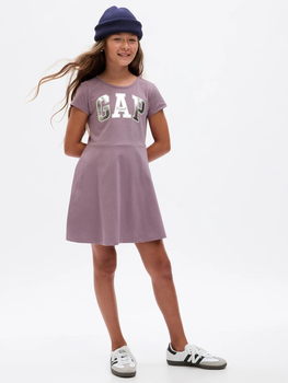 Suknia letnia dziecięca dziewczęca GAP 792417-01 137-145 cm Fioletowa (1200115502966)