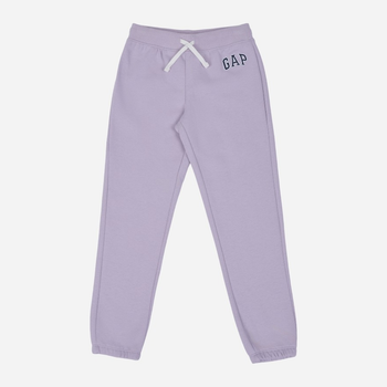 Дитячі спортивні штани-джогери для дівчинки GAP 845041-01 137-145 см Фіолетові (1200131779809)