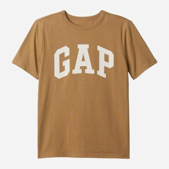 Koszulka dziecięca chłopięca GAP 885814-00 129-137 cm Brązowa (1200133152068)