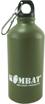 Фляга Kombat UK Aluminium Water Bottle 500 мл Оливковая (kb-awb500-olgr)