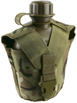 Фляга тактическая Kombat UK Tactical Water Bottle 950 мл Мультикам (kb-twbt-btp)