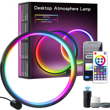 Настільна лампа нічник INSPIRE RGB SAL-052 10W 46led Bluetooth