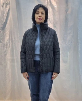 Женская демисезонная куртка Max Mara (Vivilona) 3101 Черный, S