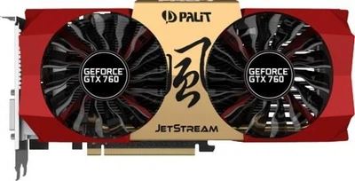Видеокарта GeForce GTX 760 2GB Palit JetStream (NE5X760H1042-1042J) Б/У