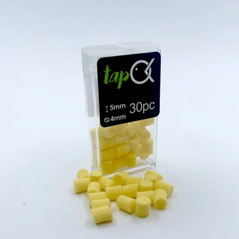 Штучна насадка Ok-Tackle TapOk EVA 4 мм Жовтий 30 шт (tap4yellow1)
