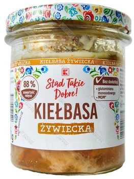 Тушенка мясная K-STAD TAKIE DOBRE Колбаса Живецкая 88% мяса 280 г