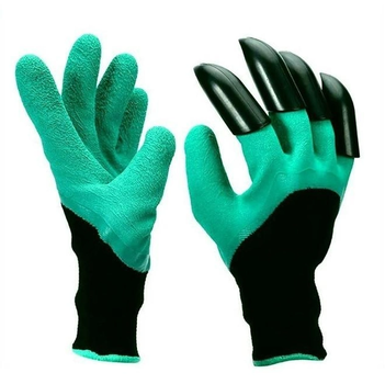 Садовые перчатки Garden Gloves с когтями, универсальный размер (GVS-1234)