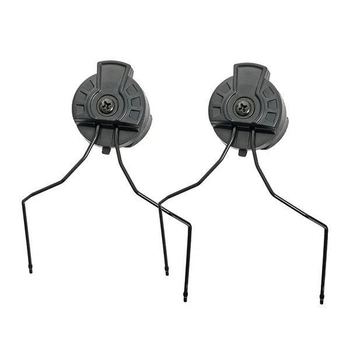 Тактичні активні навушники earmor M31H MOD3, кріплення навушників до шолома fast олива
