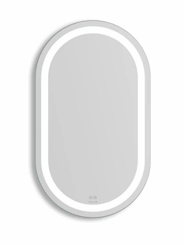 Зеркало Volle Luna Ovalado овальное вертикальное 70x80 см, с подсветкой по контуру, с подогревом, с сенсорным выключателем хром 1648.55148700