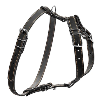 Шлея "CoLLaR" одинарна для малих та середніх собак (ширина 20мм, А:40-56см, В:57-65см) чорний