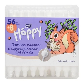 Bатні палочки Bella дитячі 56+8 шт.