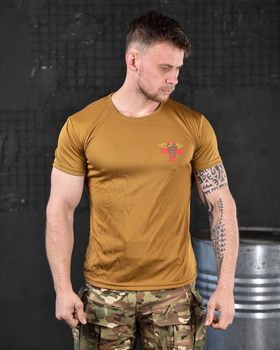 Тактическая потоотводящая футболка odin medical coyot XL