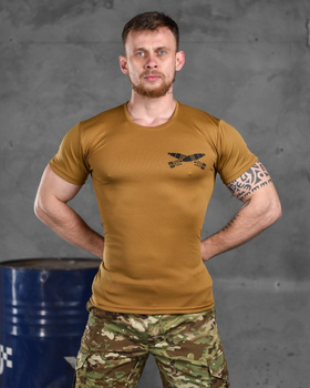 Тактическая потоотводящая футболка odin кайот снаряд L