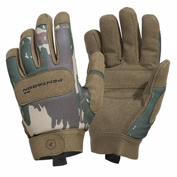 Рукавиці тактичні Pentagon Duty Mechanic Gloves Greek Lizard Camo XL