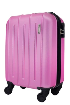 Чемодан для WizzAir 40 x 30 x 20 со съёмными колёсами розовый