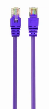 Патч корд Cablexpert Cablexpert PP12-0.5M/V, UTP, категория. 5E, литой, 50u" штекер с фиксатором, 0.5м, фиолетовый