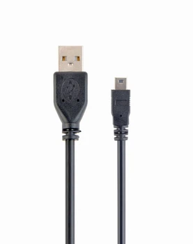 Кабель miniUSB Cablexpert CCP-USB2-AM5P-10, преміум якість, USB 2.0 A-тато/міні USB 2.0 5-пін, 3.0 м.