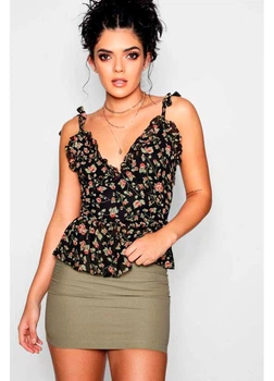 Блузка женская Boohoo черная, размер M (STK002795-02)