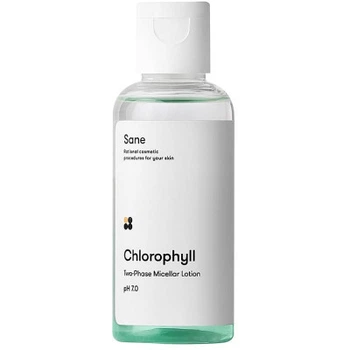 Мицеллярная вода Sane Chlorophyll Two-Phase Micellar Lotion Двухфазная 50 мл (4820266830335)