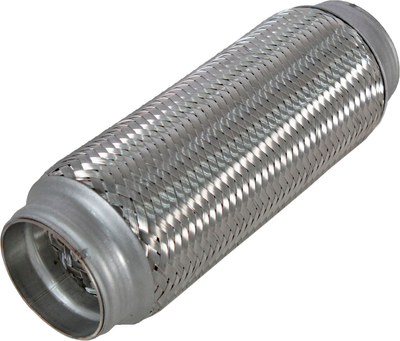 Гофра глушителя 64х250мм. 3-х слойная (CarLine) (длинный фланец) CL 64х250