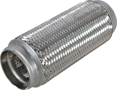 Гофра глушителя 75х250мм. 3-х слойная (CarLine) (длинный фланец) CL 75х250