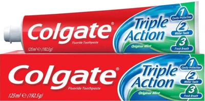 Зубна паста Colgate Triple Аction Original Mint 125 мл (6281001112013)