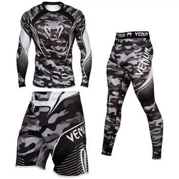 Комплект MMA "3в1" Venum Camo Hero (Рашгард, Шорты и Легинсы) M