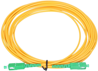 Оптичний патч-корд Extralink SC/APC - SC/APC SM Simplex 0.5 м Yellow (EX.8529)
