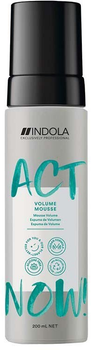 Мус для волосся Indola Act Now Espuma Volumen No Aerosol 200 мл (4045787880366)