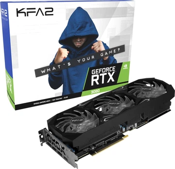 Видеокарта KFA2 GeForce RTX 3080 SG (1-Click OC) 10GB GDDR6X б/у